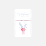 Detailansicht des Steinbock Sternzeichen Armbands – Hochwertige Handarbeit mit Kristallen.