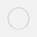 Wunsch Kristall Armband mit Silberperlen auf weißem Hintergrund – eleganter und stilvoller Armschmuck für Damen