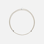 Wunsch Kristall Armband mit Silberperlen auf weißem Hintergrund – eleganter und stilvoller Armschmuck für Damen