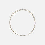 Wunsch Kristall Armband mit Silberperlen auf weißem Hintergrund – eleganter und stilvoller Armschmuck für Damen