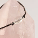 Wish crystal bracelet "MY GOALS" silver
