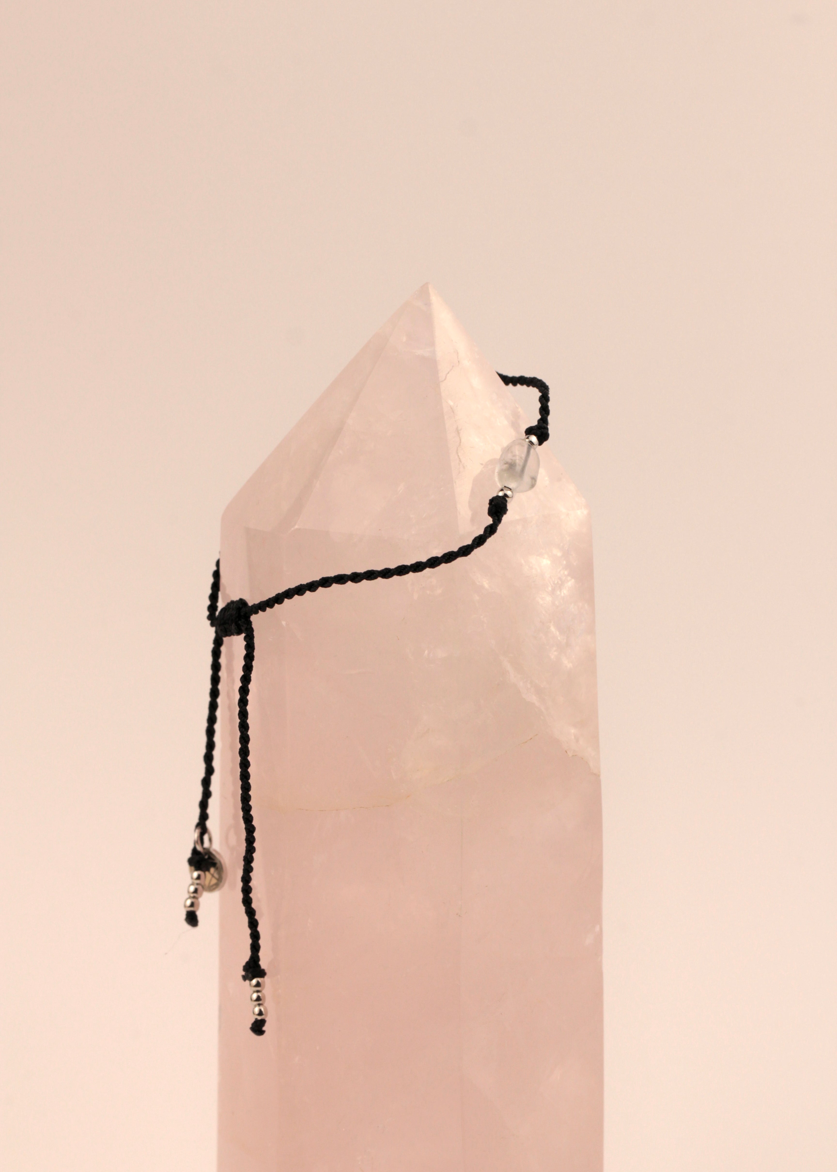 Wish crystal bracelet "MY GOALS" silver