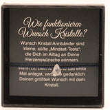 Wunsch Kristall Armband - BALANCE BLUE