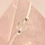 Wish crystal bracelet "MY GOALS" silver