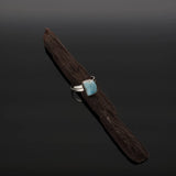 Handgefertigte Larimar Ringe aus 925 Sterling Silber | Unikat aus der Dominikanischen Republik