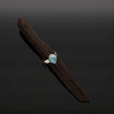 Handgefertigte Larimar Ringe aus 925 Sterling Silber | Unikat aus der Dominikanischen Republik