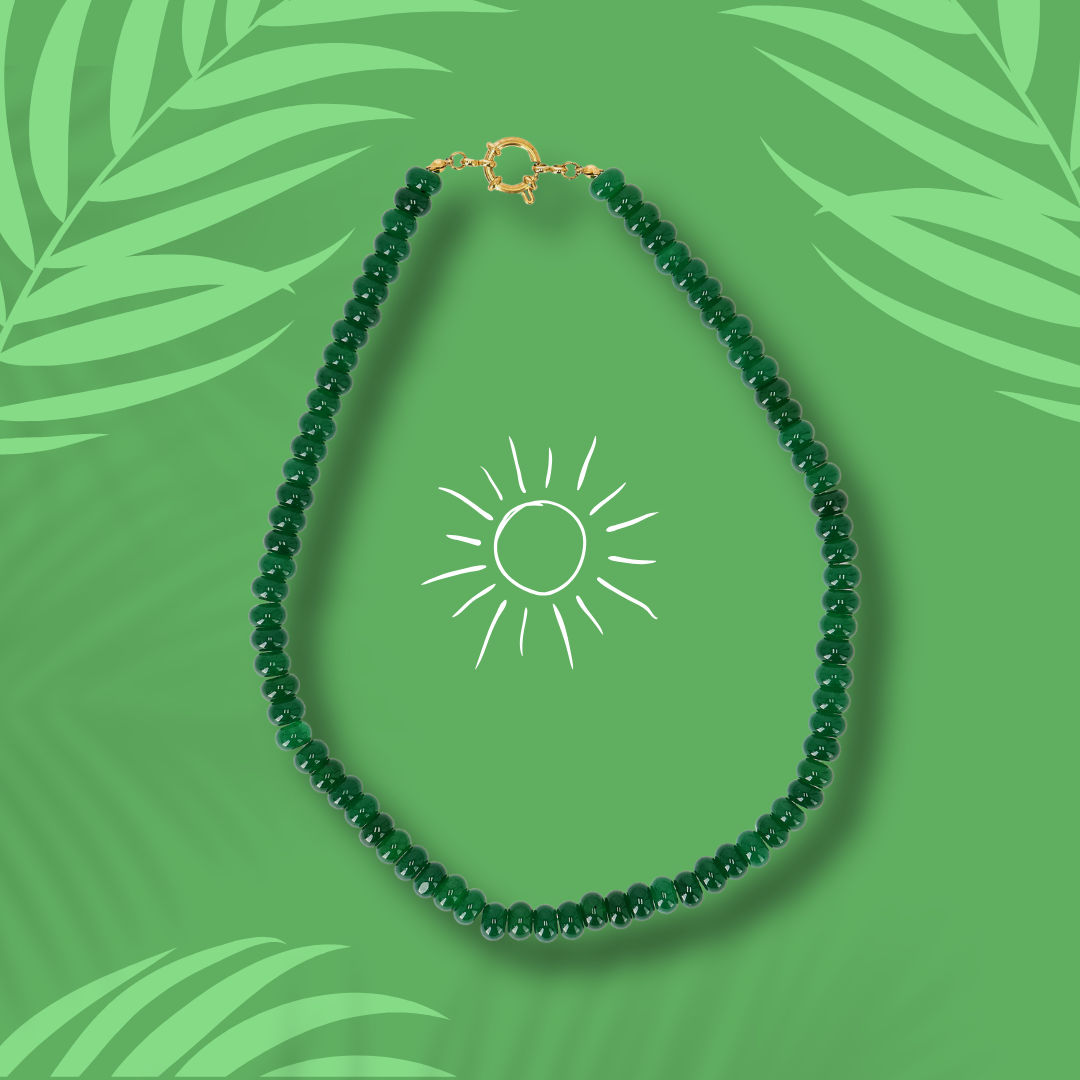Farbige Perlenkette | Elegante Schmuckkette