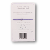 Acuario - Pulseras zodiacal con Cristal: Fluorita 