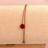 Pez - Pulseras zodiacal con Cristal: Amatista