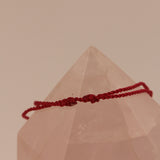 Wunsch Kristall Armband auf Karte