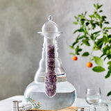 Karaffe Universe Platin 10l - Blume des Lebens - mundgeblasen