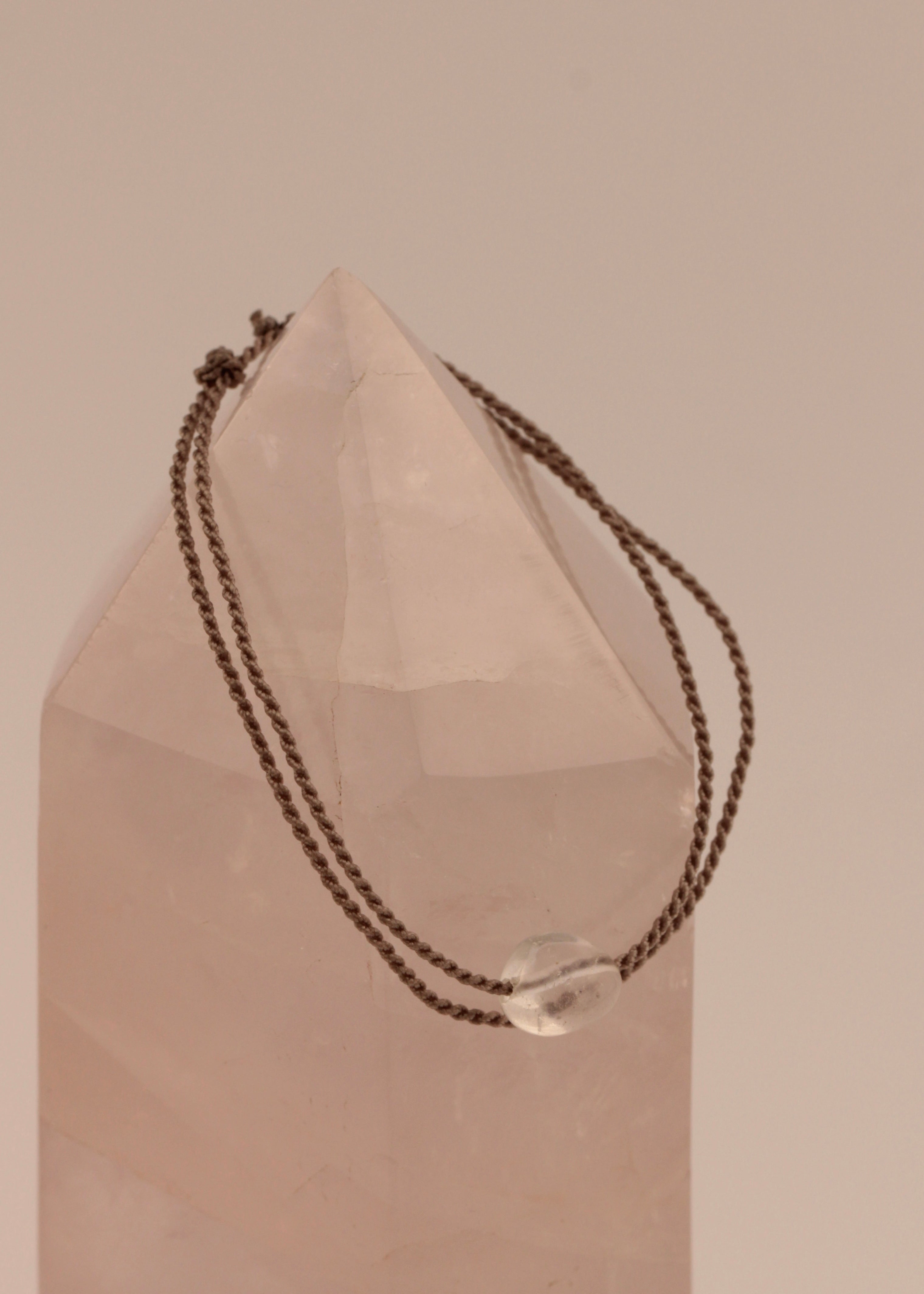 Wunsch Kristall Armband auf Karte