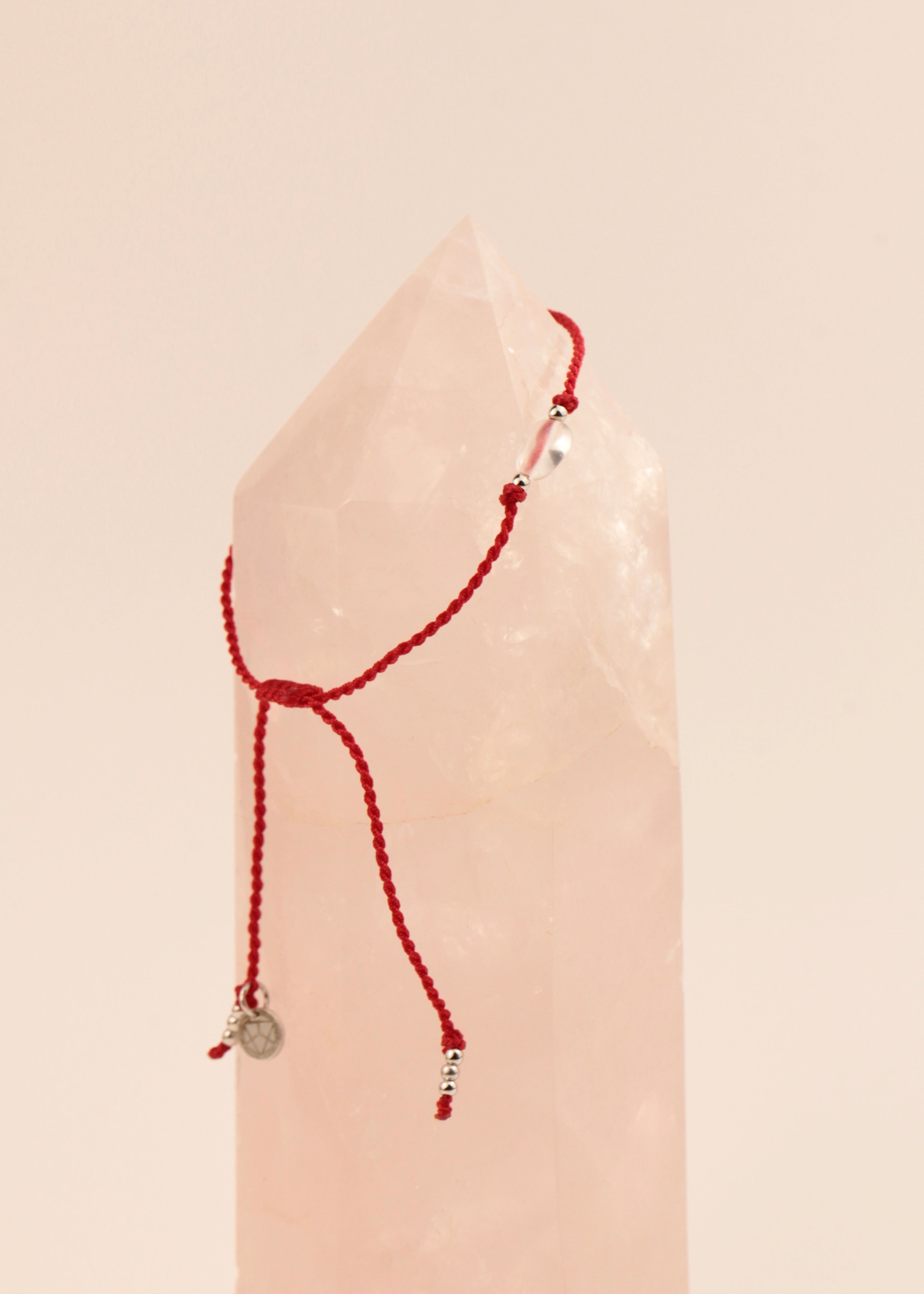 Wish crystal bracelet "MY GOALS" silver