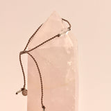 Wish crystal bracelet "MY GOALS" silver