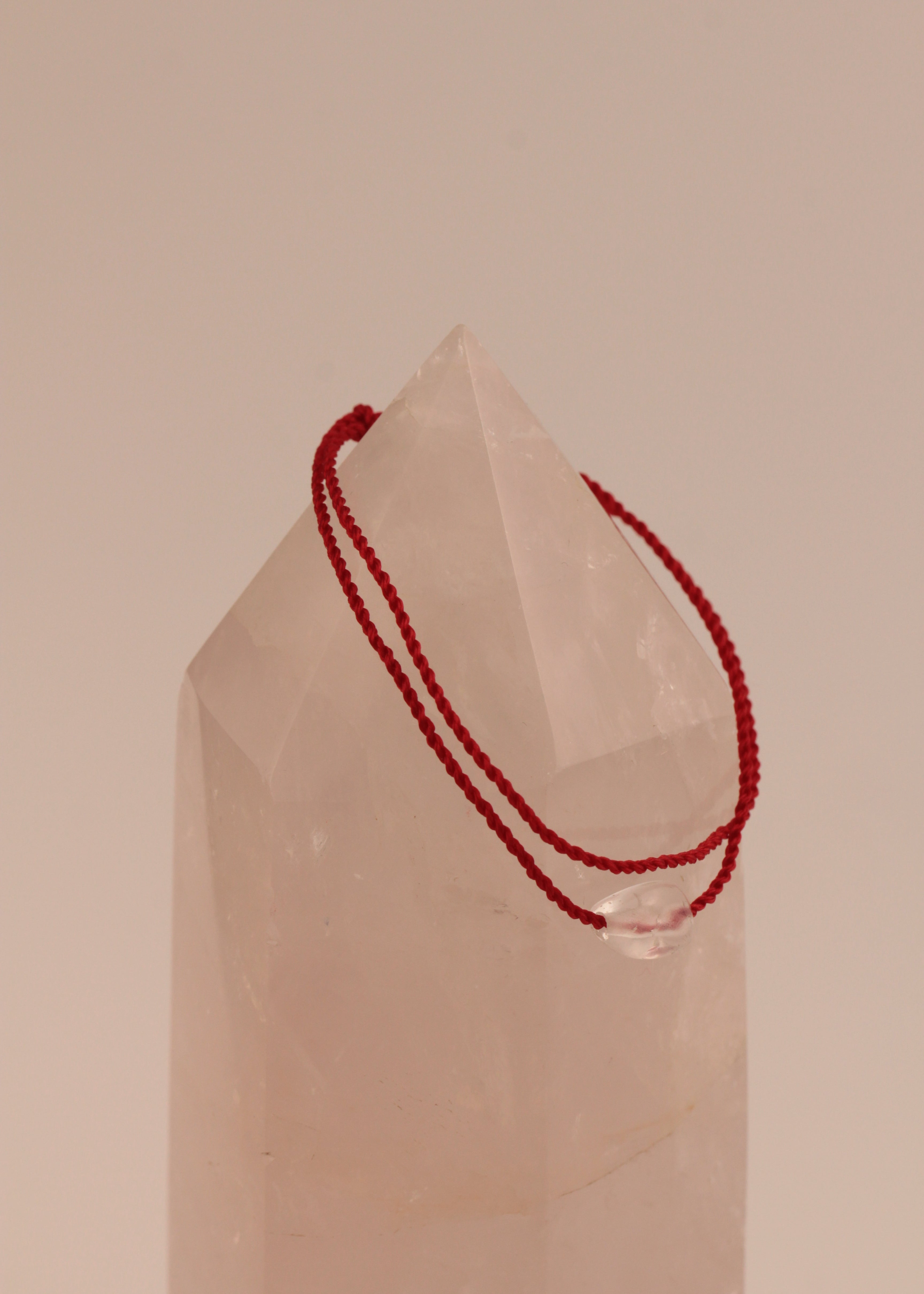 Wunsch Kristall Armband auf Karte