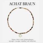 AchatBraun Kristallarmband – stilvolles Accessoire für jeden Look.