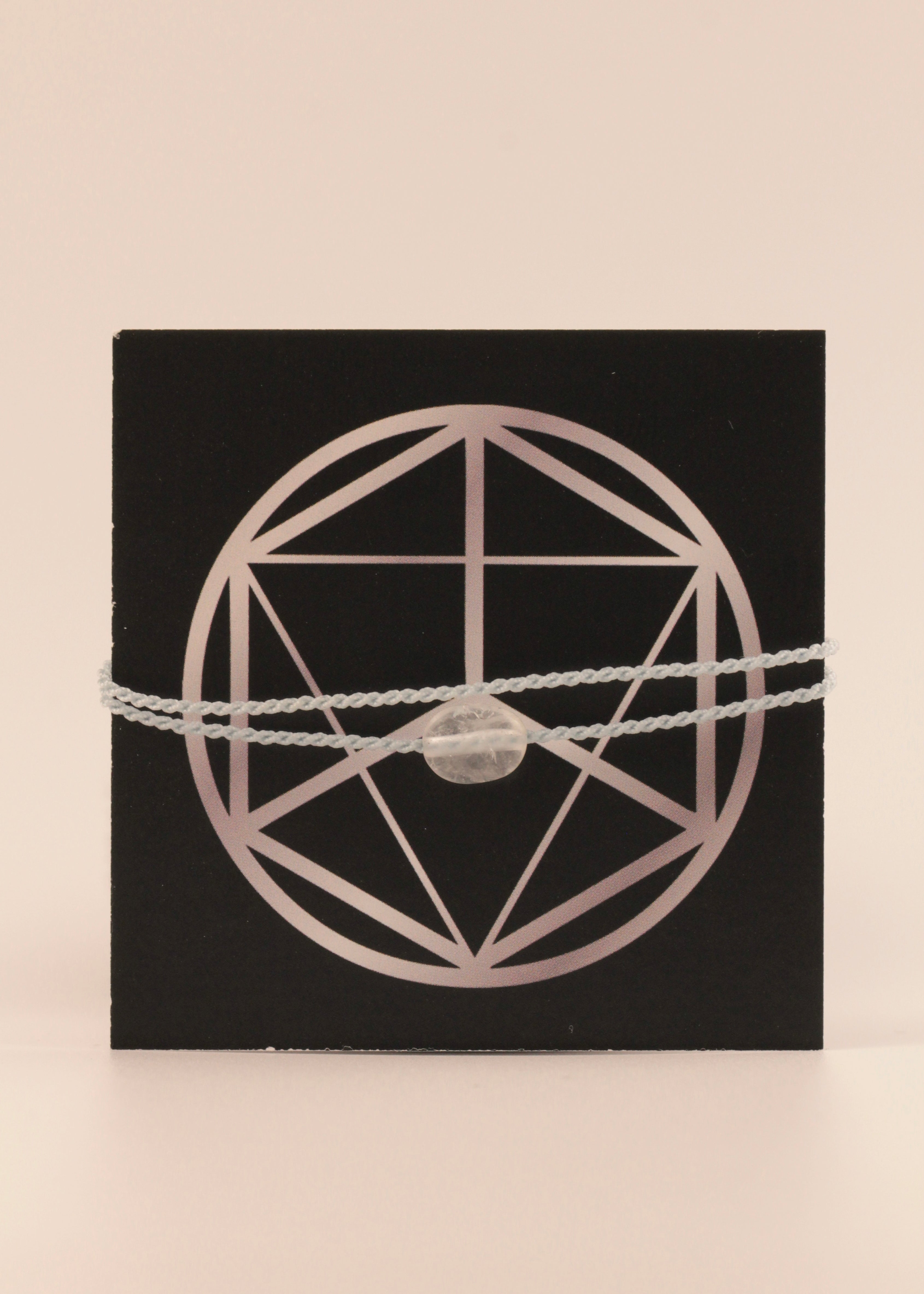 Wunsch Kristall Armband mit Silberperlen