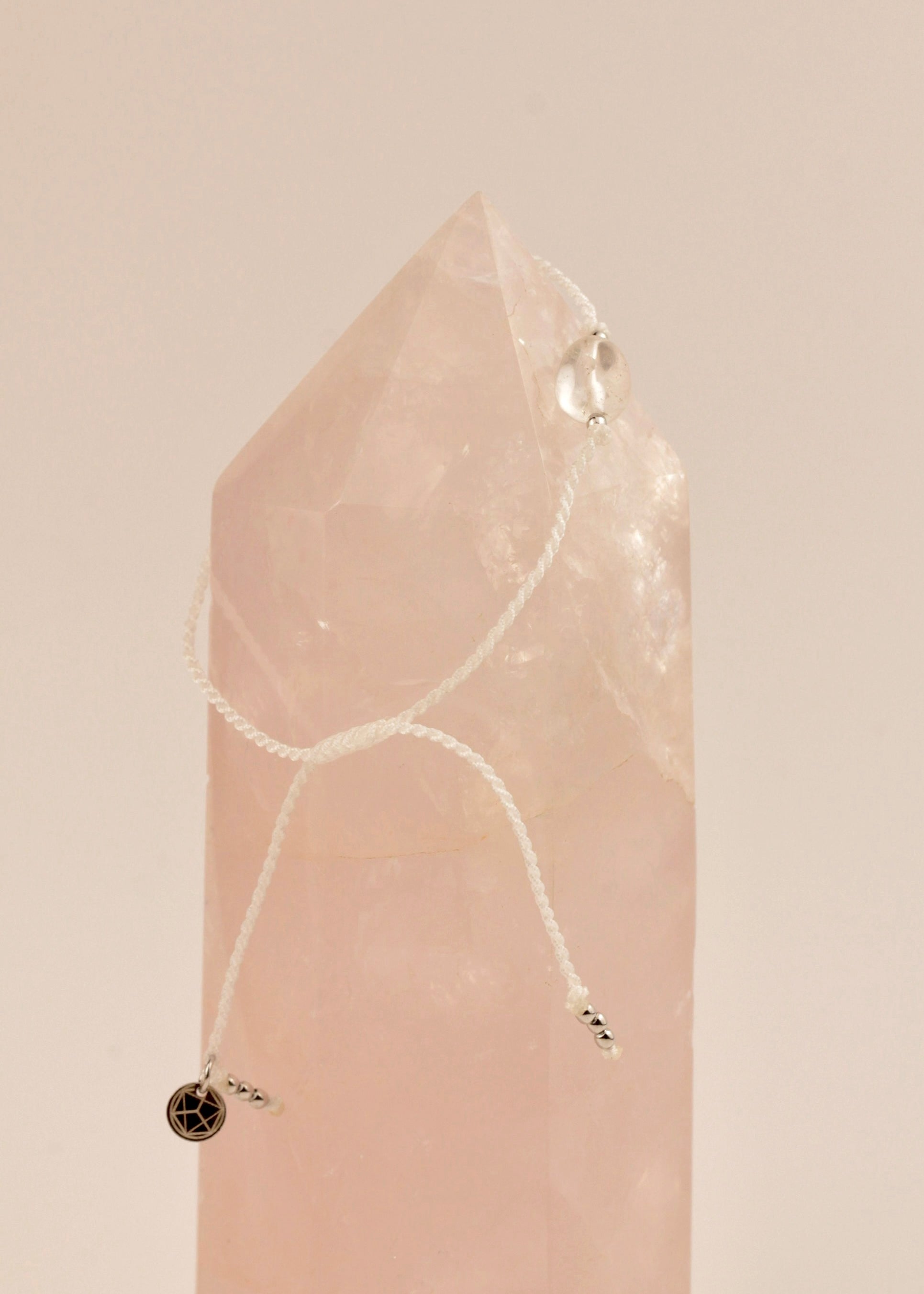 Wish crystal bracelet "MY GOALS" silver