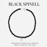 BlackSpinell Kristallarmband – stilvolles Accessoire für jeden Look.