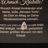 Wunsch Kristall Armband - BALANCE BLUE