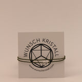 Wunsch Kristall Armband auf Karte