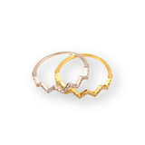 Highs&amp;Lows RING - Silver or Gold 