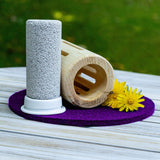 Zirbenholz Diffusor mit Bimsstein-Verdufter rund
