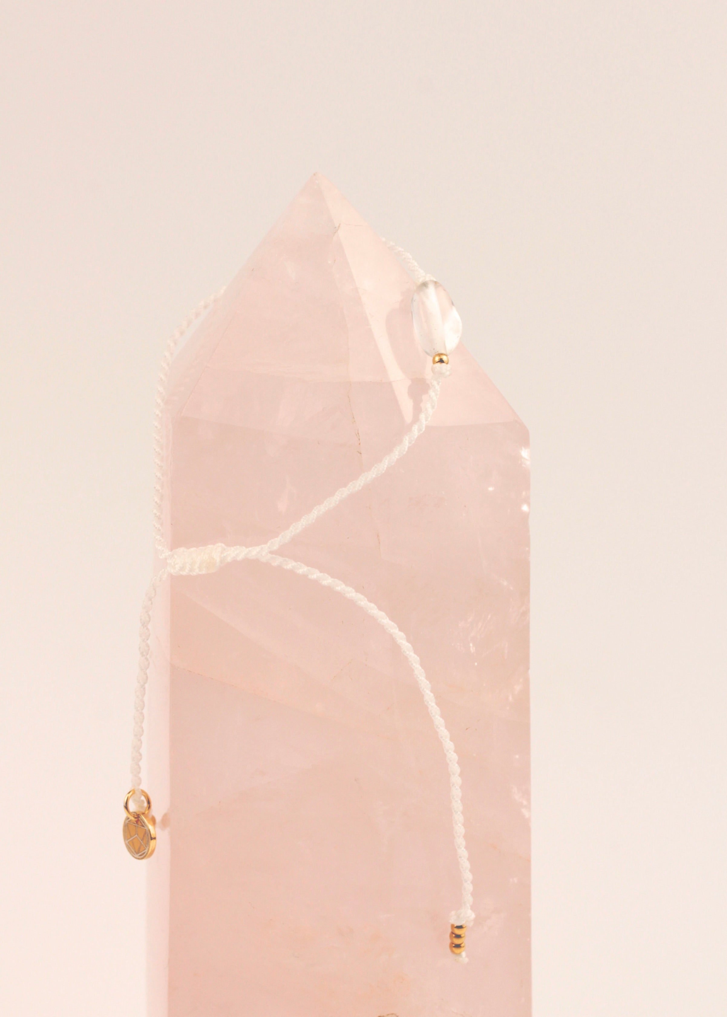 Wish crystal bracelet "MY GOALS" gold