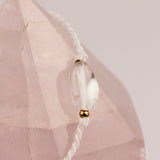 Wunsch Kristall Armband "MY GOALS" gold