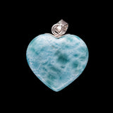 Handgefertigte Larimar Anhänger aus 925 Sterling Silber| Unikat aus der Dominikanischen Republik