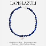 Lapislazuli Kristallarmband – elastisch und stilvoll, perfekt für jeden Anlass.