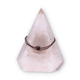 Pulsera Mantra Yoga - HIGHER SELF - con Cristal de cuarzo ahumado