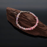 Rosa Opal Splitterarmband – Natürliches Edelstein Unikat