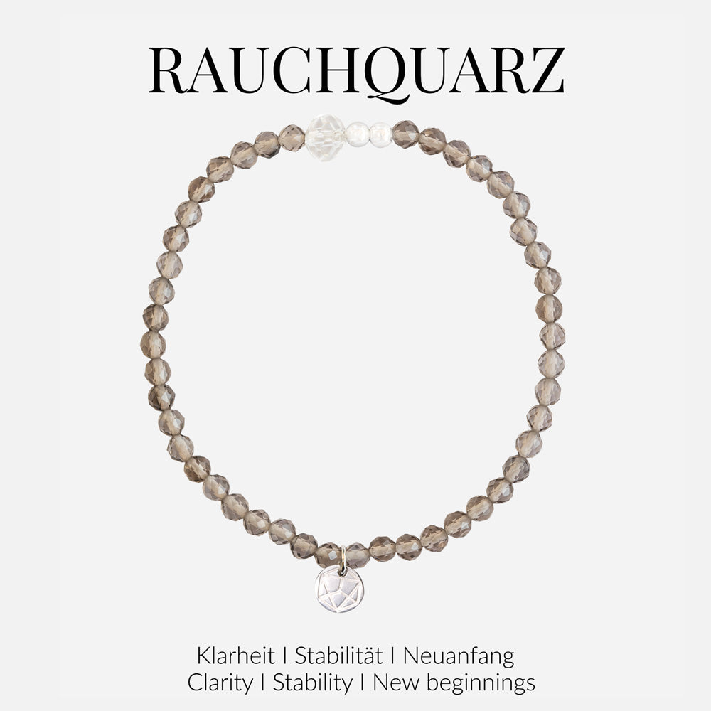 Rauchquarz Kristallarmband – stilvolles Accessoire für jeden Look.