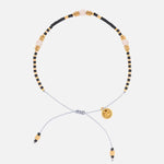 Solar Plexus Chakra Armband Deluxe – Hochwertiges goldfarbenes Heilsteinarmband mit verstellbarem Design.