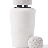 Diffusor Marmor mit Bimsstein-Verdufter weiß