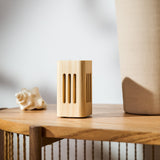 Zirbenholz Diffusor mit Bimsstein-Verdufter eckig