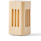 Zirbenholz Diffusor mit Bimsstein-Verdufter eckig
