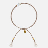 Wunsch Kristall Armband "DREAM LIFE" gold