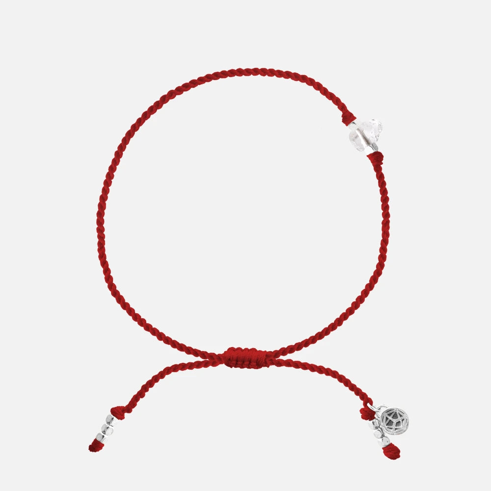 Wunsch Kristall Armband "MY GOALS" silber