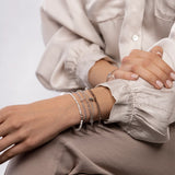 Kombi Kristallarmband – stilvolles Accessoire für jeden Look.