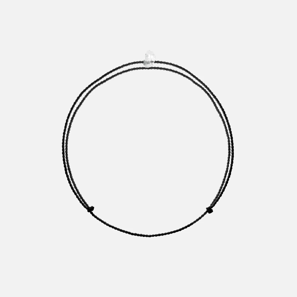 Wunsch Kristall Armband mit weißem Hintergrund – elegantes und minimalistisches Design.